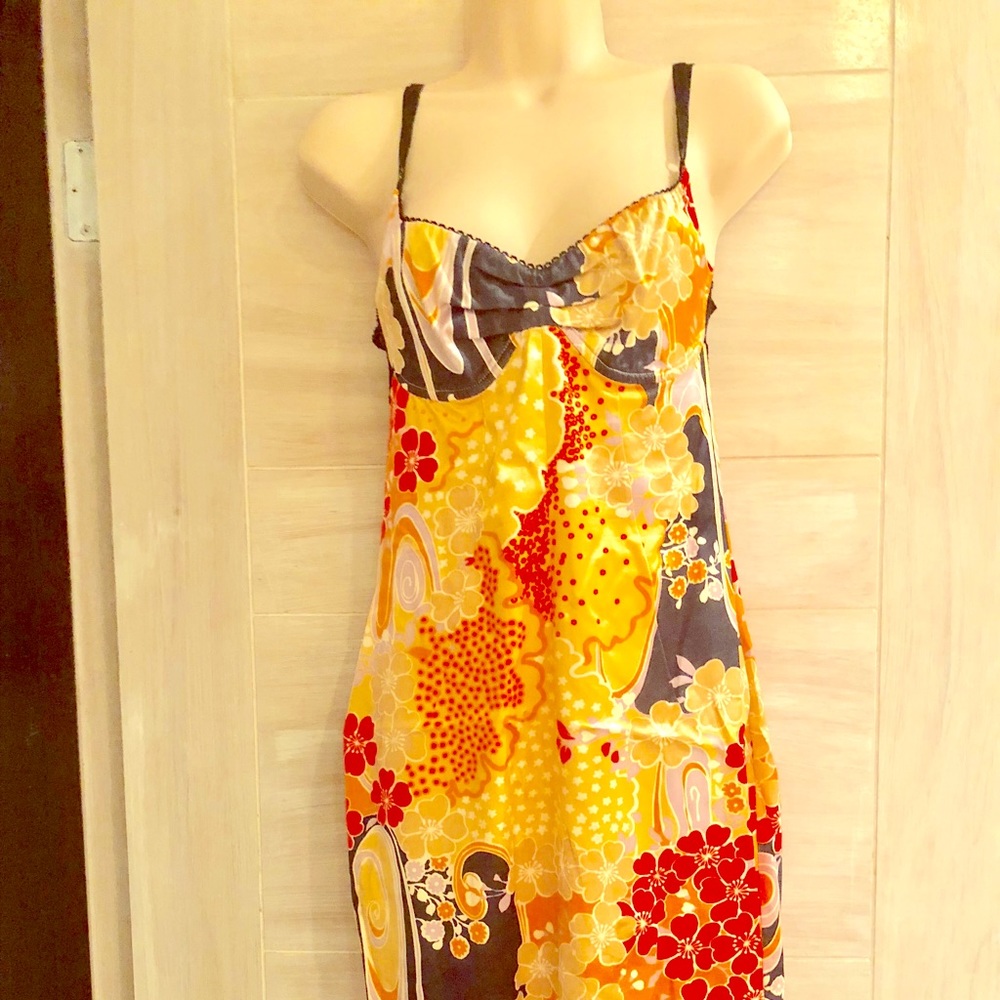 Dolce & Gabbana colorful midi dress.